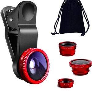 3 in 1 universal fish eye & macro clip